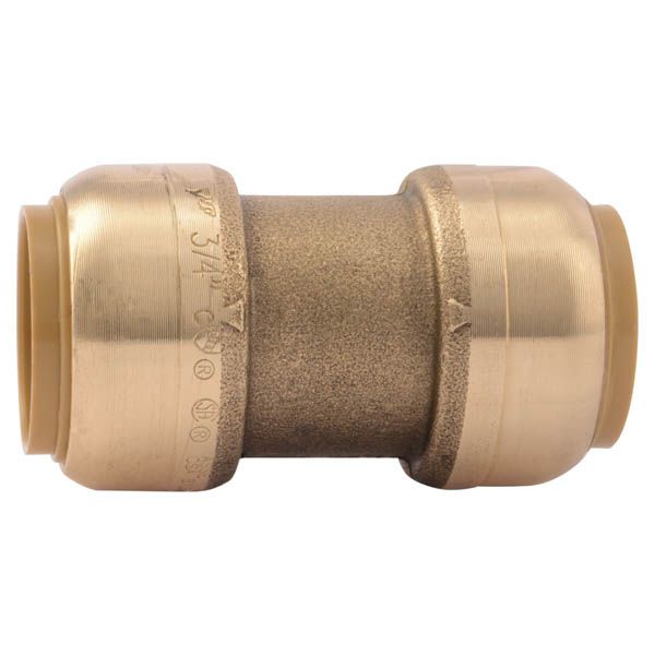 3/4" X 3/4" SHARKBITE STRAIGHT COUPLING