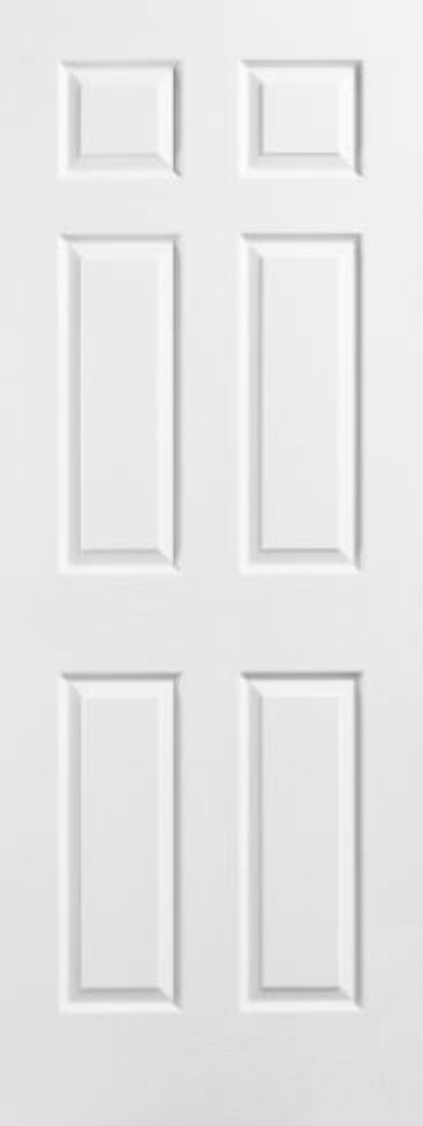 28" X 78" 6-PANEL INTERIOR DOOR - WHITE