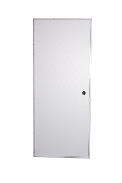 36X80 LH BLANK WHITE/WHITE CORE WHITE FRAME