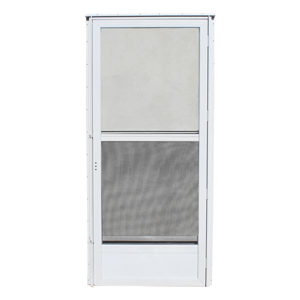 36" x 80" RH STANDARD STORM - WHITE