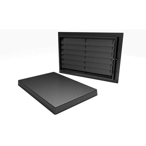 24" X 24" CRAWL SPACE DOOR WITH VENTS - BLACK
