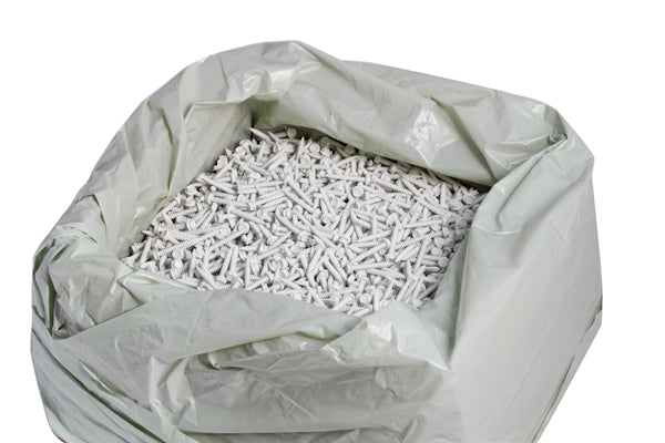 HEX SCREWS 1 1/4" WHITE 500 BOX