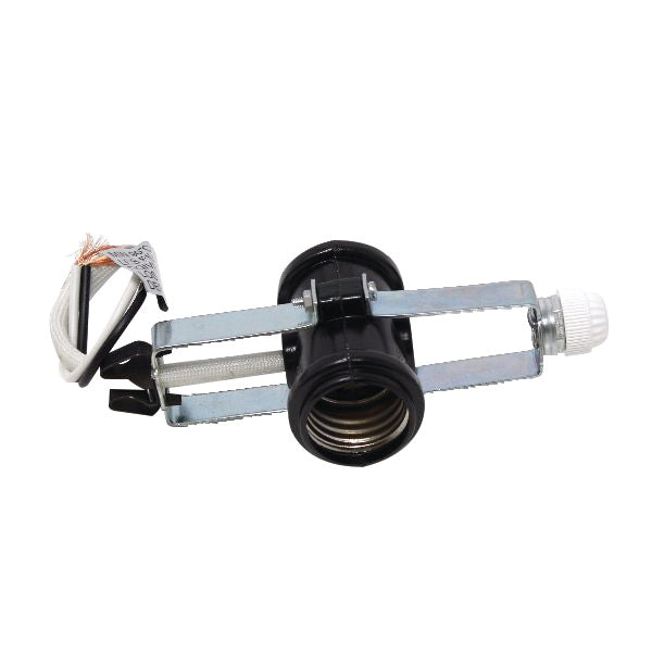 2 LIGHT CEILING FIXTURE HOLDER - WHITE