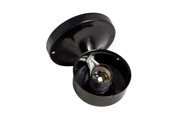 3 1/4" WIRED WALL FIXTURE - BLACK