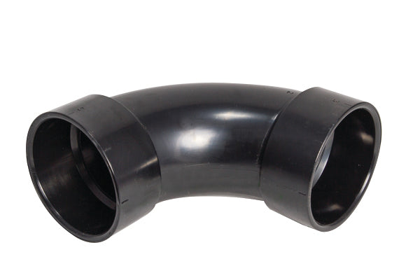 3" ABS 1/4 BEND LONG SWEEP HUB X HUB