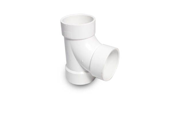 3" PVC/DWV HUB X HUB X HUB TEE
