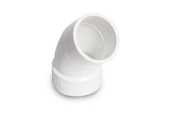 3" PVC 45° STREET ELBOW