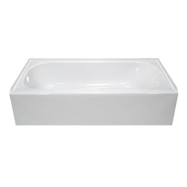 27X54 ACRYLIC TUB CENTER DRAIN - WHITE