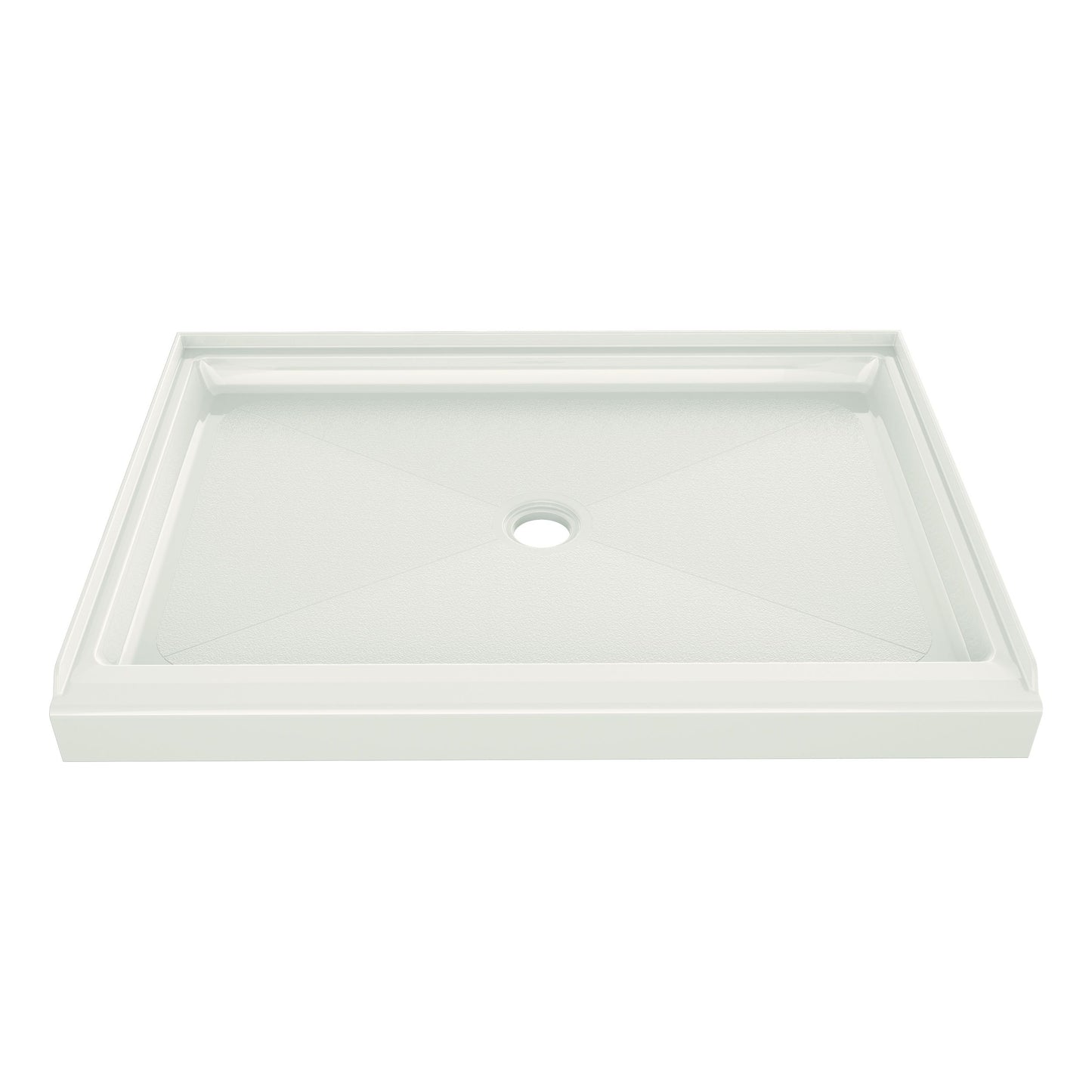 48X34X35 ACRYLIC SHOWER PAN CENTER DRAIN - BISCUIT