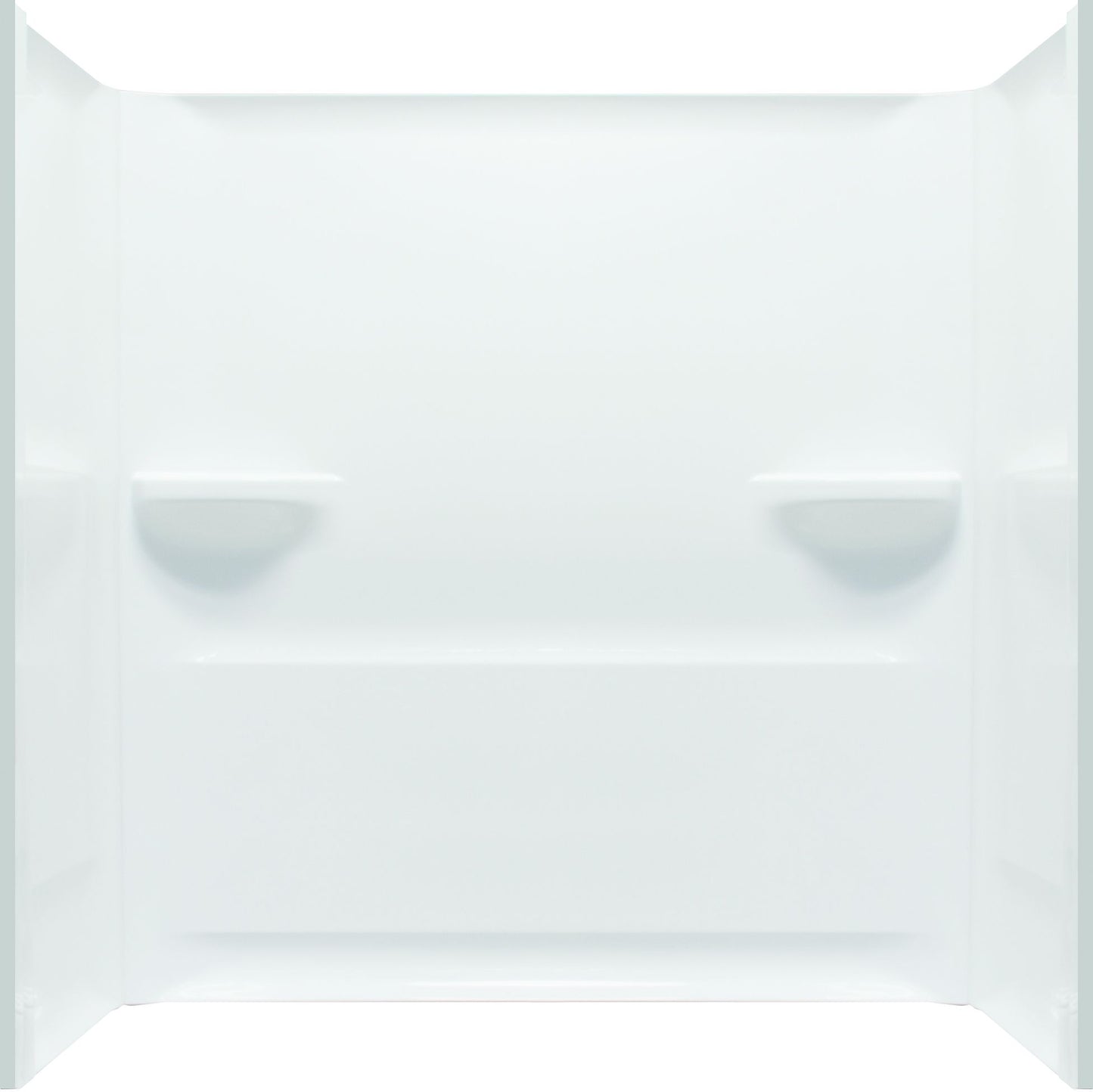 60" x 30" x 59" ACRYLIC WALL SURROUND - WHITE - 1 PIECE