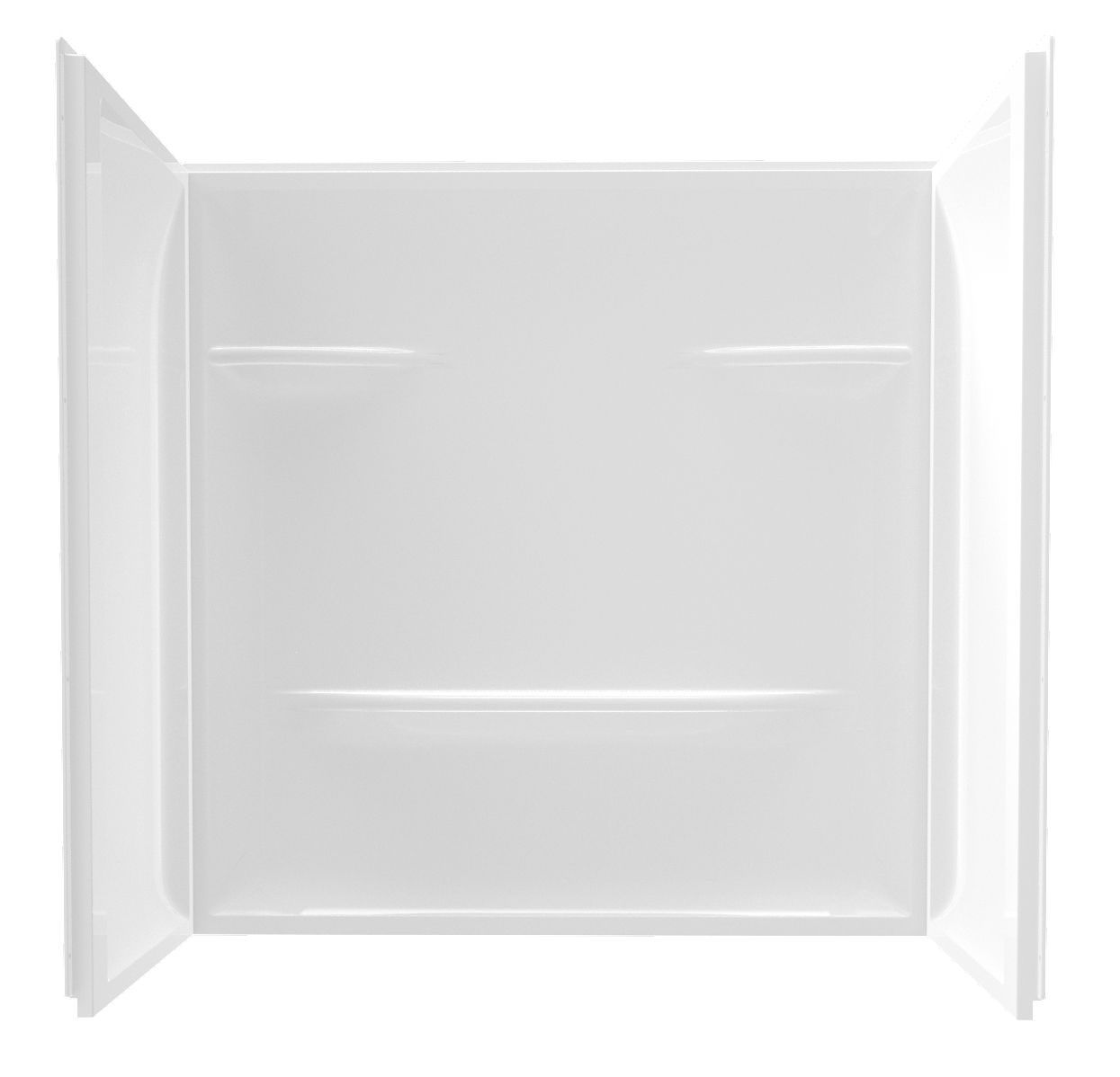 60" x 32" x 59" ACRLIC WALL SURROUND - WHITE - 1 PIECE