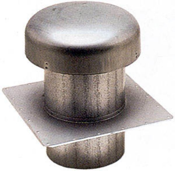 7" DIAMETER ROOF CAP FOR FLAT ROOF