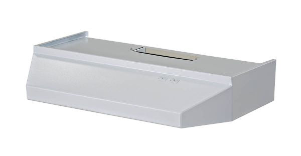 30" COMBO SQUARE EXHAUST RANGE HOOD - SIDE OR TOP VENT - WHITE