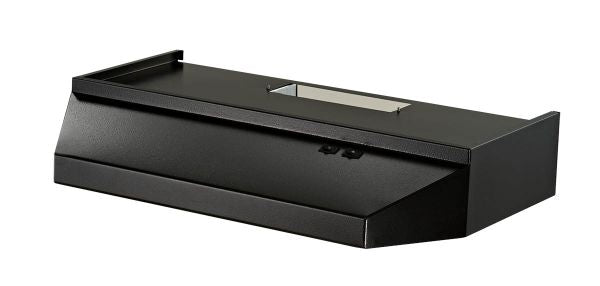 30" COMBO SQUARE EXHAUST RANGE HOOD - SIDE OR TOP VENT - BLACK
