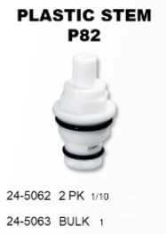 P82 PLASTIC STEM WASHERLESS BULK SINGLE - SES