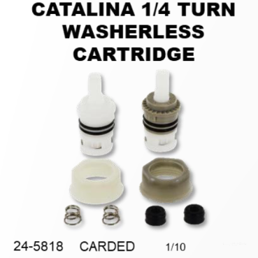 STEM & GROMMETS AP & CATALINA 1/4 TURN WASHERLESS - SES