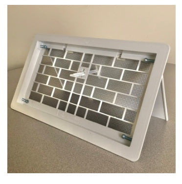 VENT WITH DAMPER – WHITE