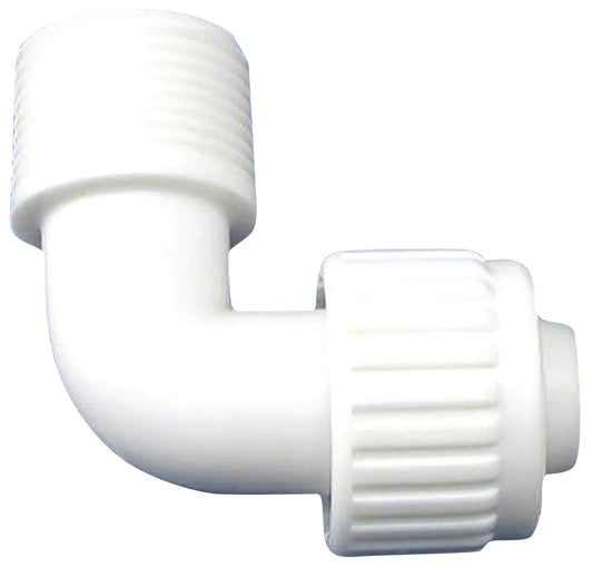 #12 - 1/2" ID X 3/8" MPT FLAIR-IT ELBOW