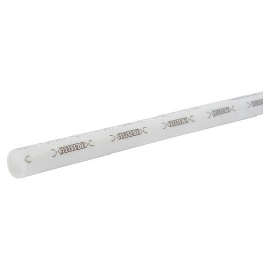 1/2" X 1' PEX-B TUBING STICKS - WHITE - 1' EA