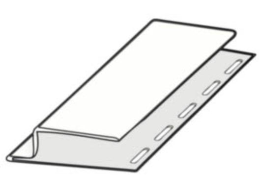 8' VINYL WINDOW/DOOR TRIM PEBBLE FINISH - WHITE