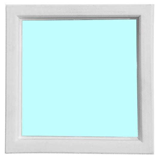 10" X 10" DIAMOND REPLACEMENT WINDOW - WHITE