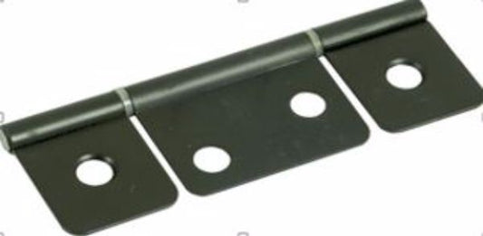 DOOR HINGES WITH SCREWS - BRUSHED NICKEL - 2 PACK