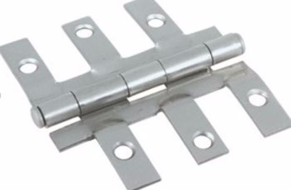 6 FINGER HINGE - SATIN NICKEL - 1 PAIR