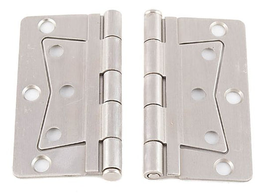 DOOR HINGE - SATIN NICKEL, 2/PACK