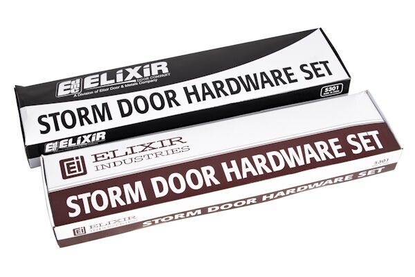 HARDWARE KIT FOR STORM DOOR-WHITE