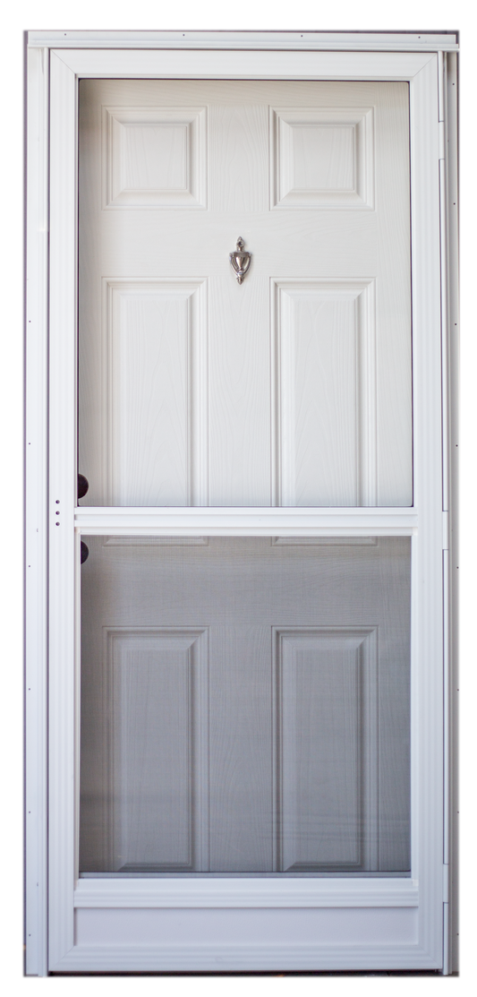 32" x 76" RH LIFESTYLE KNOCKER VIEW COMBO 4" JAMB SELF STORING DB