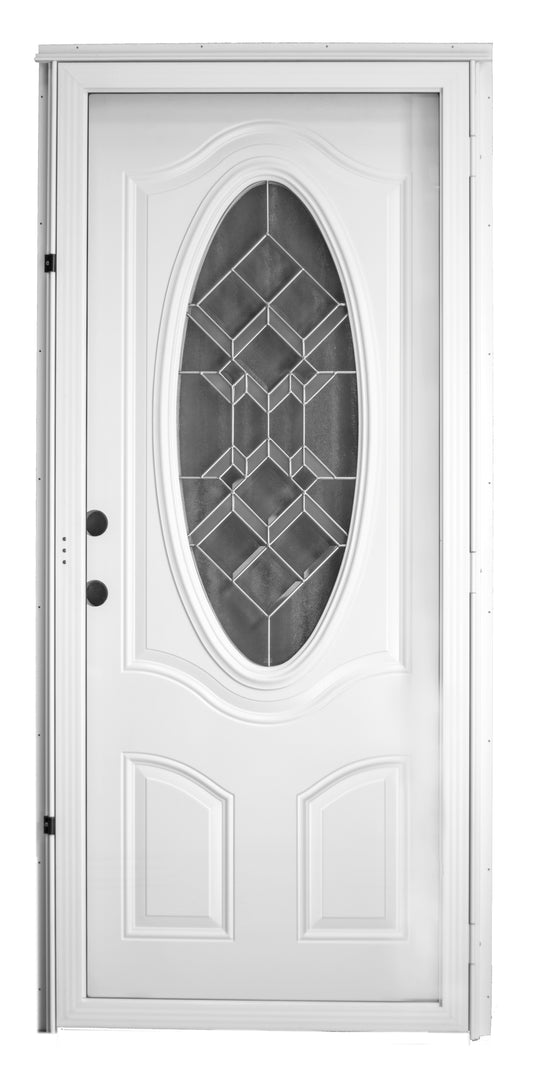 32" x 76" RH LIFESTYLE 3/4 OVAL COMBO 4" JAMB FULL VIEW DB