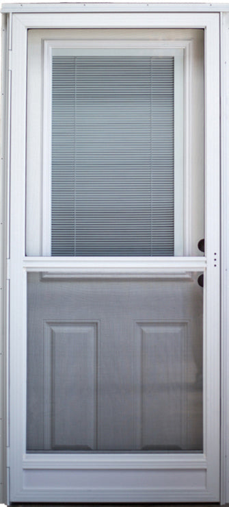34" x 76" LH LIFESTYLE MINI BLIND COMBO 4" JAMB SELF STORING DB