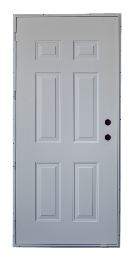 32" x 76" LH LIFESTYLE 6 PANEL KNOCKER VIEW DB