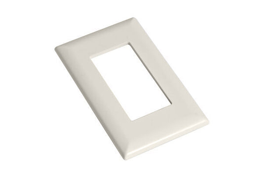 1 GANG SNAP-IN DECORATOR SWITCH PLATE - WHITE