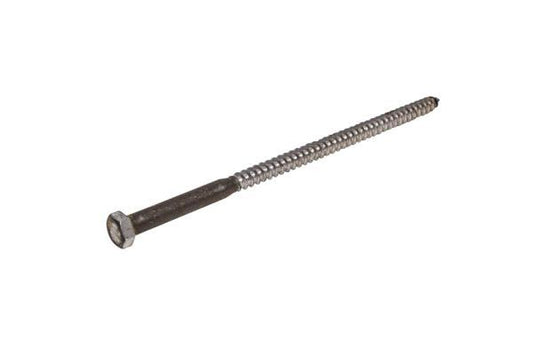 3/8" X 8" LAG SCREW WTIH WASHER, 50/BOX
