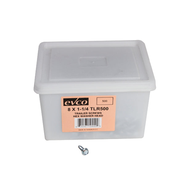HEX HEAD SCREWS 500/BOX - 1 1/4"