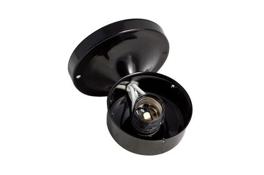 3 1/4" WIRED WALL FIXTURE - BLACK