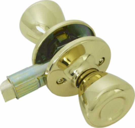INTERIOR PASSAGE LOCK - POLISHED BRASS