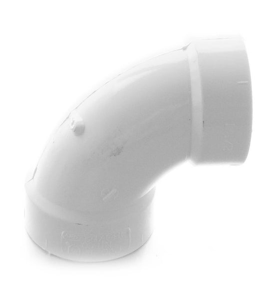 4IN PVC/DWV HUB X HUB 90 ELBOW