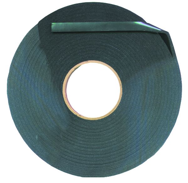3/16IN X 1/2IN X 30FT FOAM TAPE - BLACK