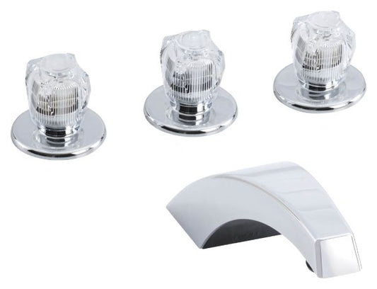 8IN FAUCET 3 HANDLE DIVERTER-CHROME