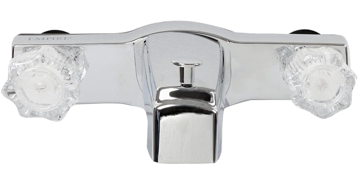 8IN PLASTIC FAUCET 2 VALVE DIVERTER-BAGGED - ON SET