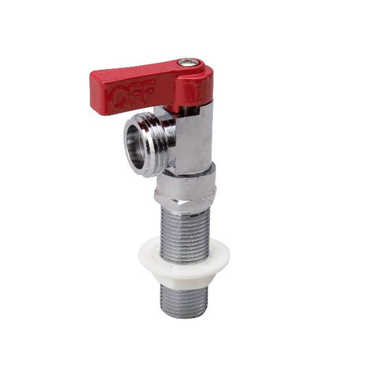 1/2 TURN WASHING MACHINE VALVE - RED