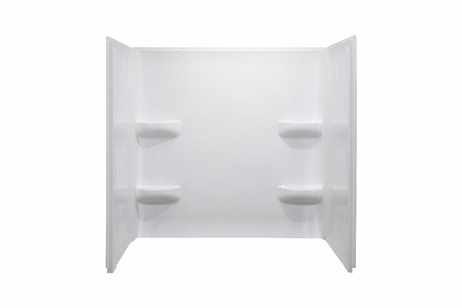 54x27x59 ACRYLIC WALL TUB SURROUND - WHITE