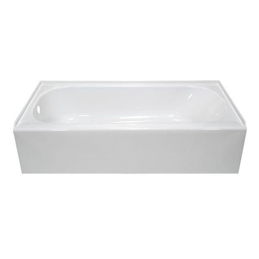 27X54 ACRYLIC TUB CENTER DRAIN - WHITE