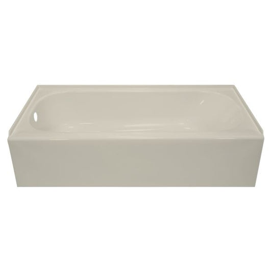 27X54 ACRYLIC TUB CENTER DRAIN - BISCUIT