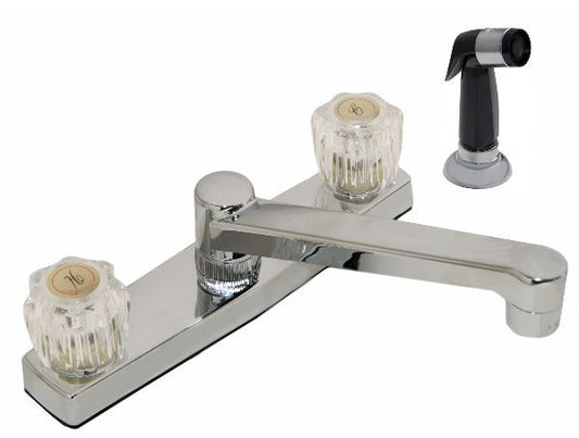 8" KITCHEN FAUCET W/ SPRAY