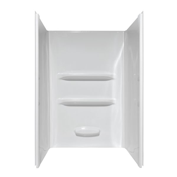 48" x 34" x 69" ACRYLIC SHOWER WALL SURROUND - WHITE