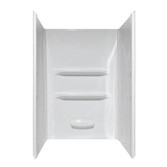 48" x 34" x 69" ACRYLIC SHOWER WALL SURROUND - WHITE