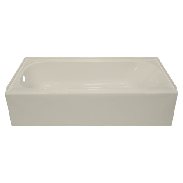 60x30x16 TUB LH DRAIN - BISCUIT